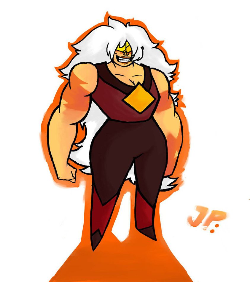 Jasper from Steven Universe - Bold & Fiery Gem Character Art