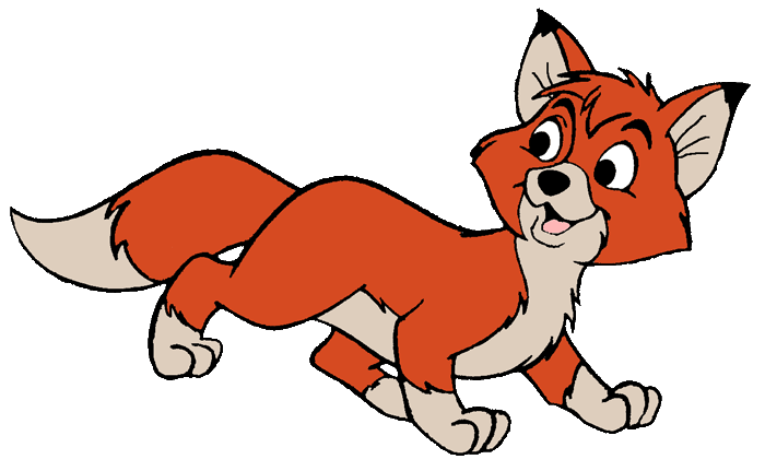 The Fox and the Hound Clipart 