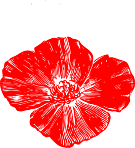 Red Poppy Clip Art 