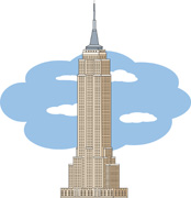 Cartoon Animated Empire State Building Clip Art Library