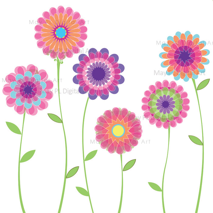 Flowers Border Clipart 