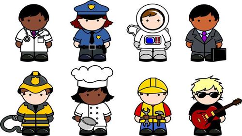 different jobs clipart
