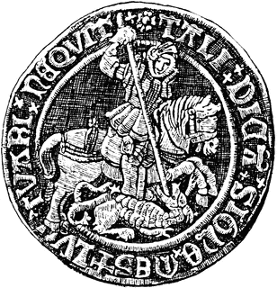 Saint George and the Dragon Seal - Historical Medieval Iconography