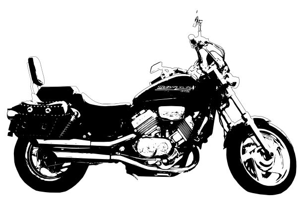 suzuki intruder motorcycle clipart 
