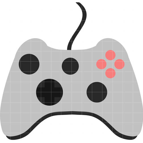 Classic Wired Game Controller Illustration - Free Vector Graphic