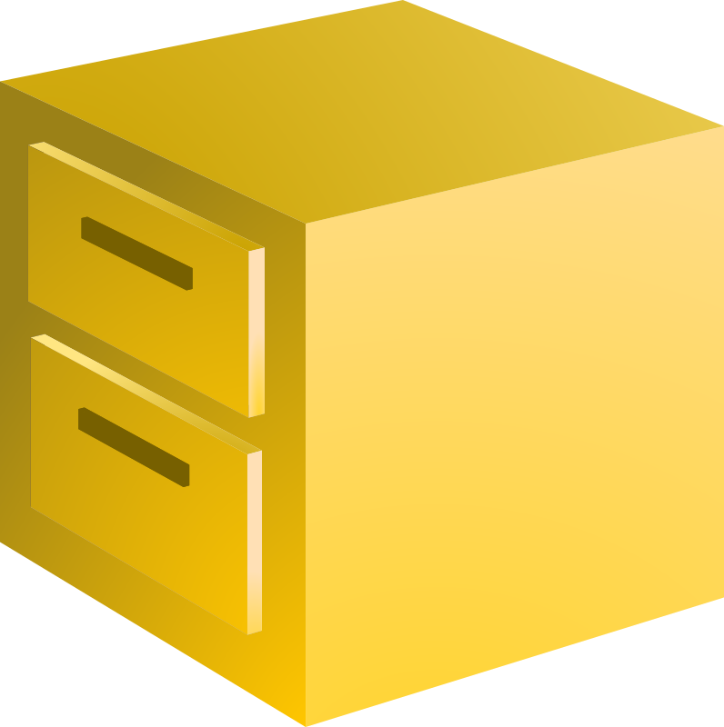 Filing Cabinet Overload Clipart Icon PNG 