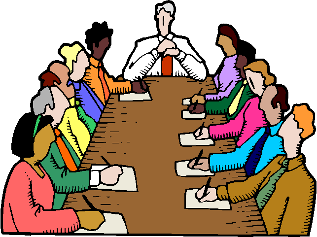 Business Meeting Illustration - Team Collaboration and Strategy Session