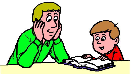Reading Clip Art Image 