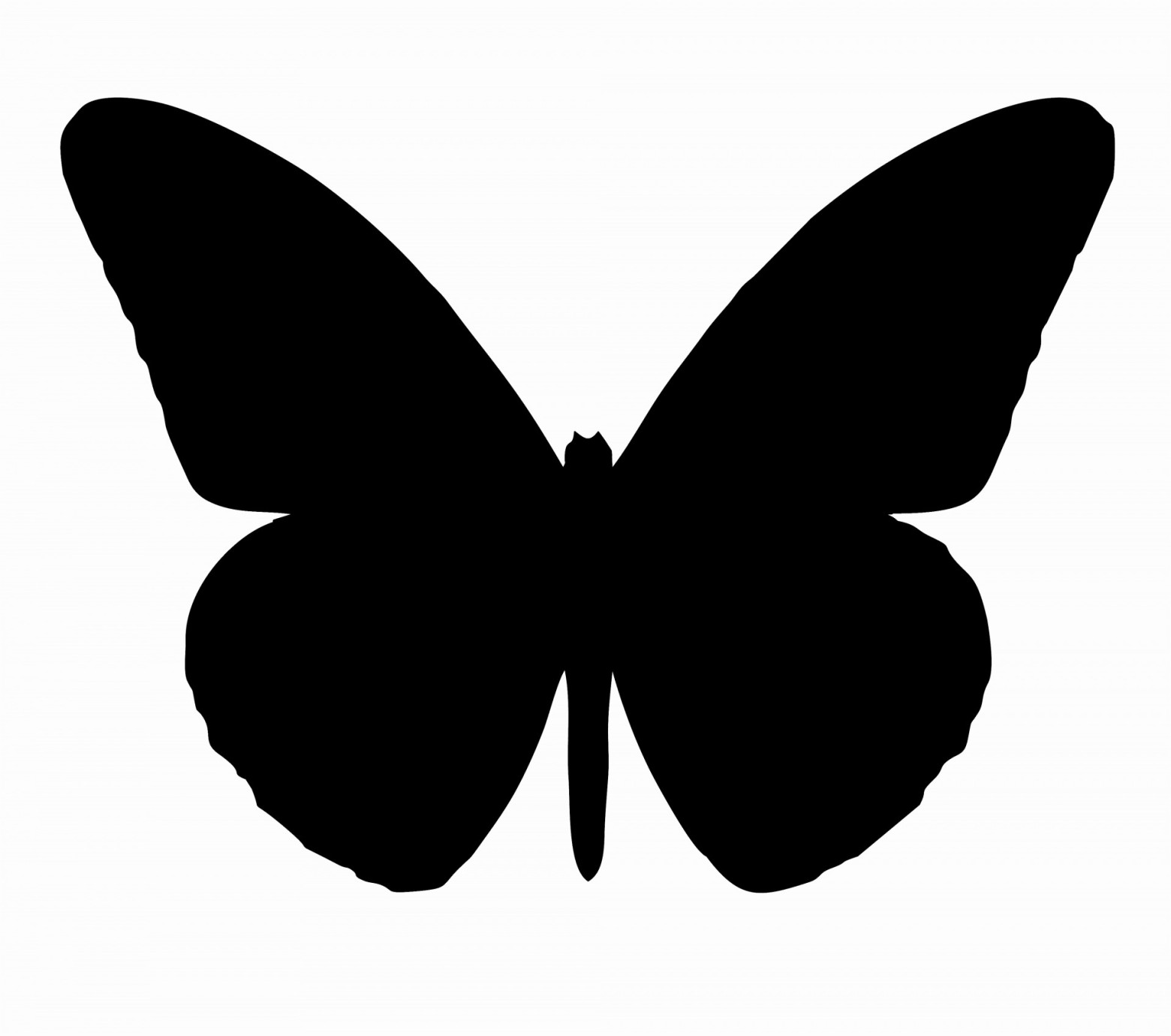 butterfly clipart black - Clip Art Library