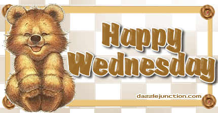 happy wednesday bear gif - Clip Art Library