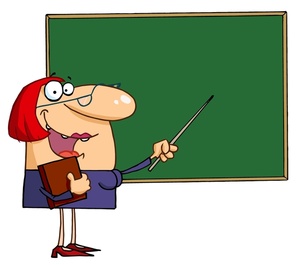 Teacher teaching clipart clipart image