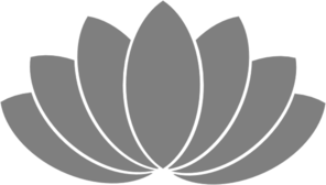 Grey Lotus Clip Art 