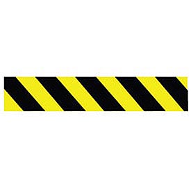 High-Visibility Hazard Warning Tape - Safety Striping for Industrial Use
