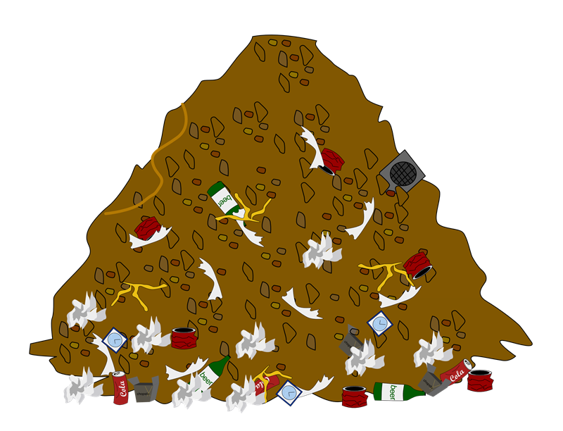 garbage pile clipart - Clip Art Library