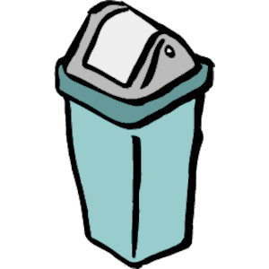 Kitchen Trash Can Clipart 