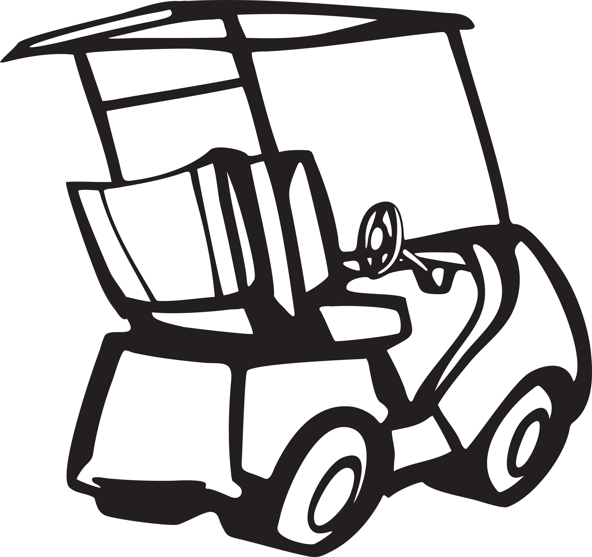 Golf Cart Clip Art Free 
