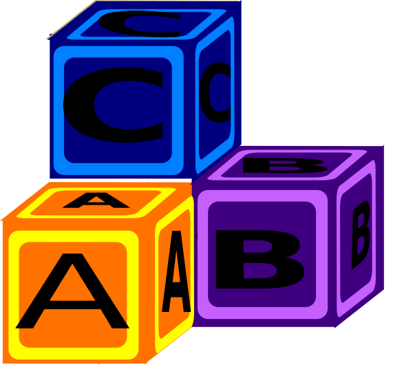 Colorful ABC alphabet blocks stacked in a playful arrangement for early childhood learning.