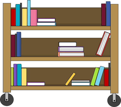 Library Cart Clipart