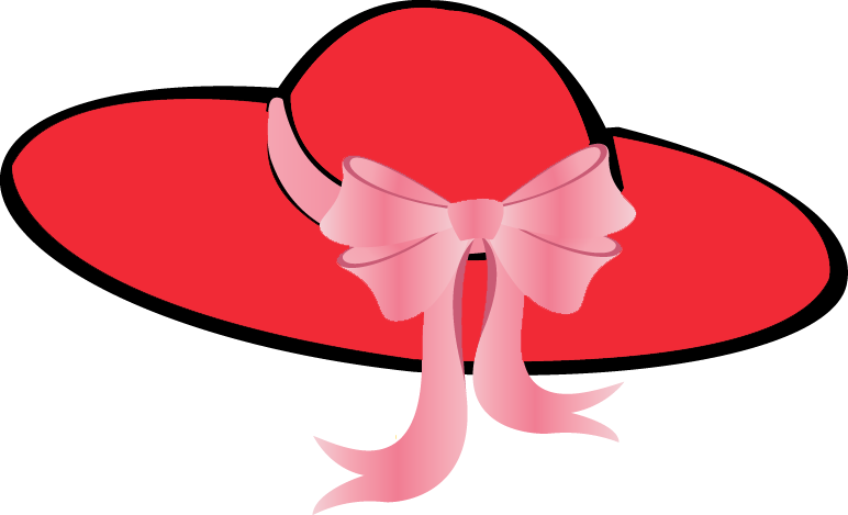 Red hat society clip art clipart image 