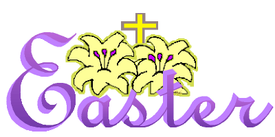 Easter Celebration Design - Lilies and Cross Symbolism