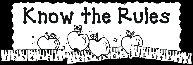 Know the Rules - Educational Illustration for Classroom Guidelines