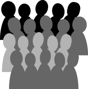 Crowd Of People Clipart 