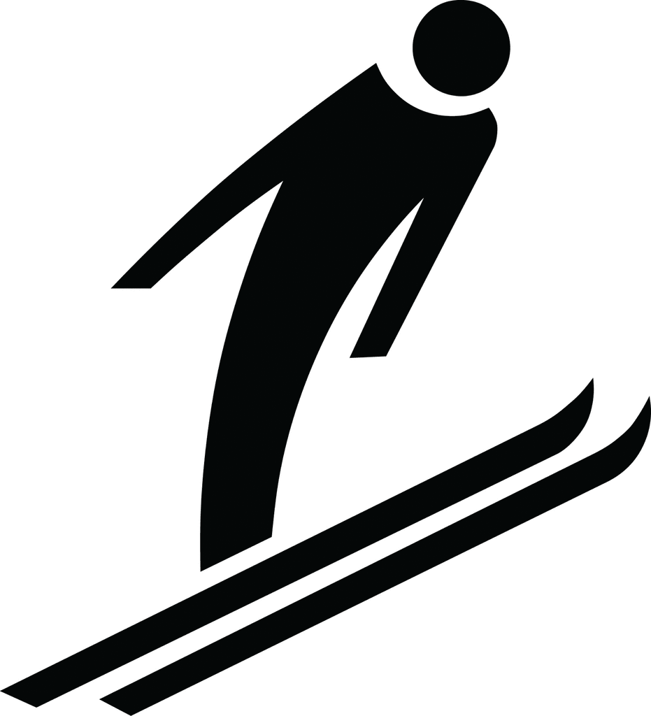 ski jump clip art - Clip Art Library