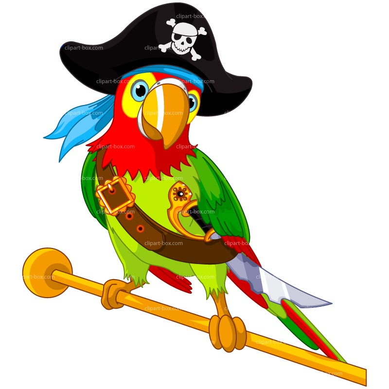 CLIPART PIRATE PARROT 