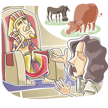 Christian clipArts _ Joseph interpreted Pharaoh&dream