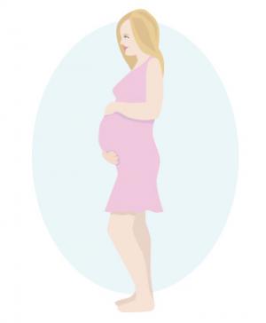 Pregnancy Illustration - Gentle Maternity Support & Care