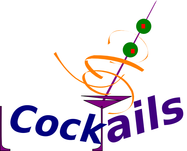 Cocktails Wallpaper Clip Art 