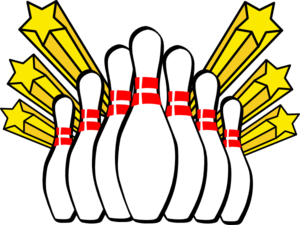 Bowling Clipart Pin Tractor Alley 