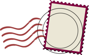 Mail Stamp Template Clip Art 