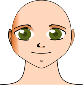 Bald Anime Character with Green Eyes - Illustration Gallery