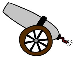 Classic Cannon Illustration - Historical Weapon Art for Education & Design