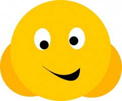 Friendly Yellow Smiley Emoji - Express Joy & Positivity Online