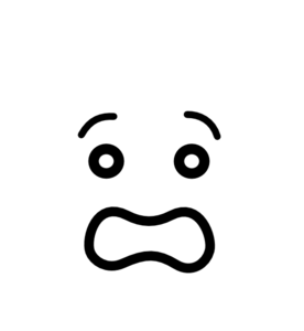 Surprised LEGO Minifigure Face - Iconic Expression for Creative Projects