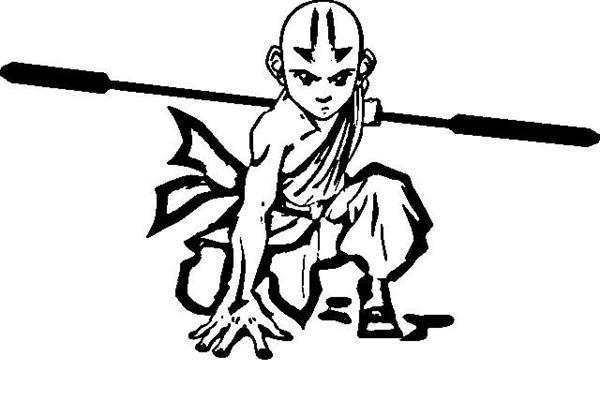 Coloring Page Avatar Last Airbender 