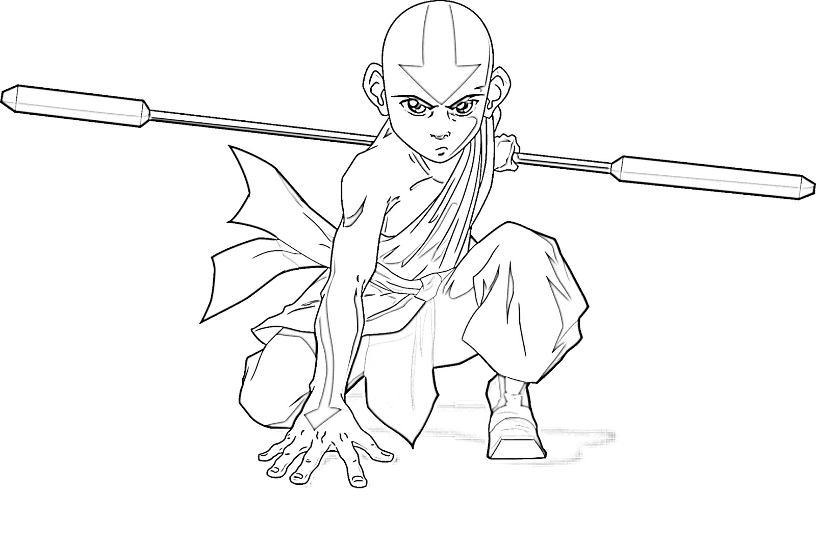 Coloring Page Avatar Last Airbender 