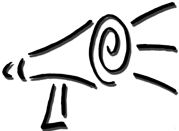 Megaphone clip art free clipart image clipartcow 