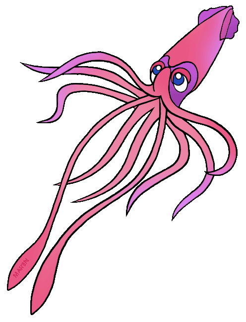 Giant squid clip art at vector clip art image 
