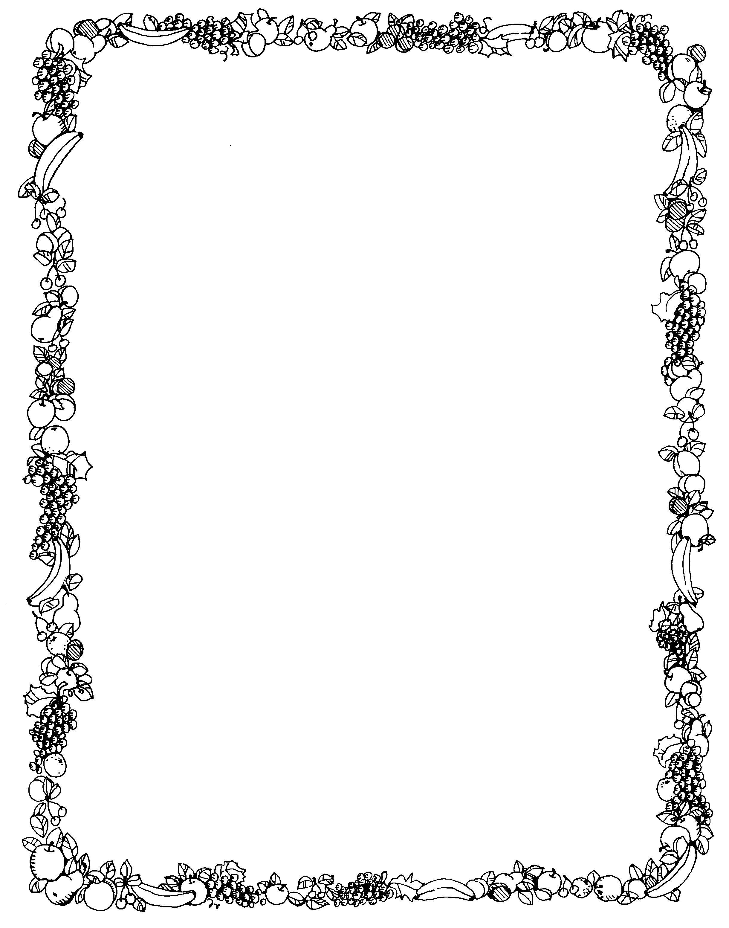 Border A4 Size Paper Design Clip Art Library 8132