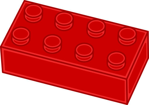 Red LEGO Brick - Iconic Building Block for Creative Play & Learning