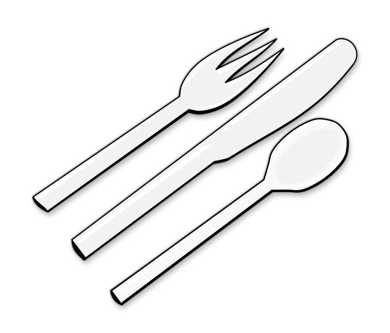 Cutlery Set Icon - Fork, Knife, and Spoon Illustration