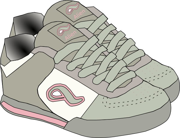 Clothing Shoes Sneakers Clip Art 