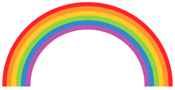 Rainbow Symbol - Colorful Arch Illustration for Diversity & Hope