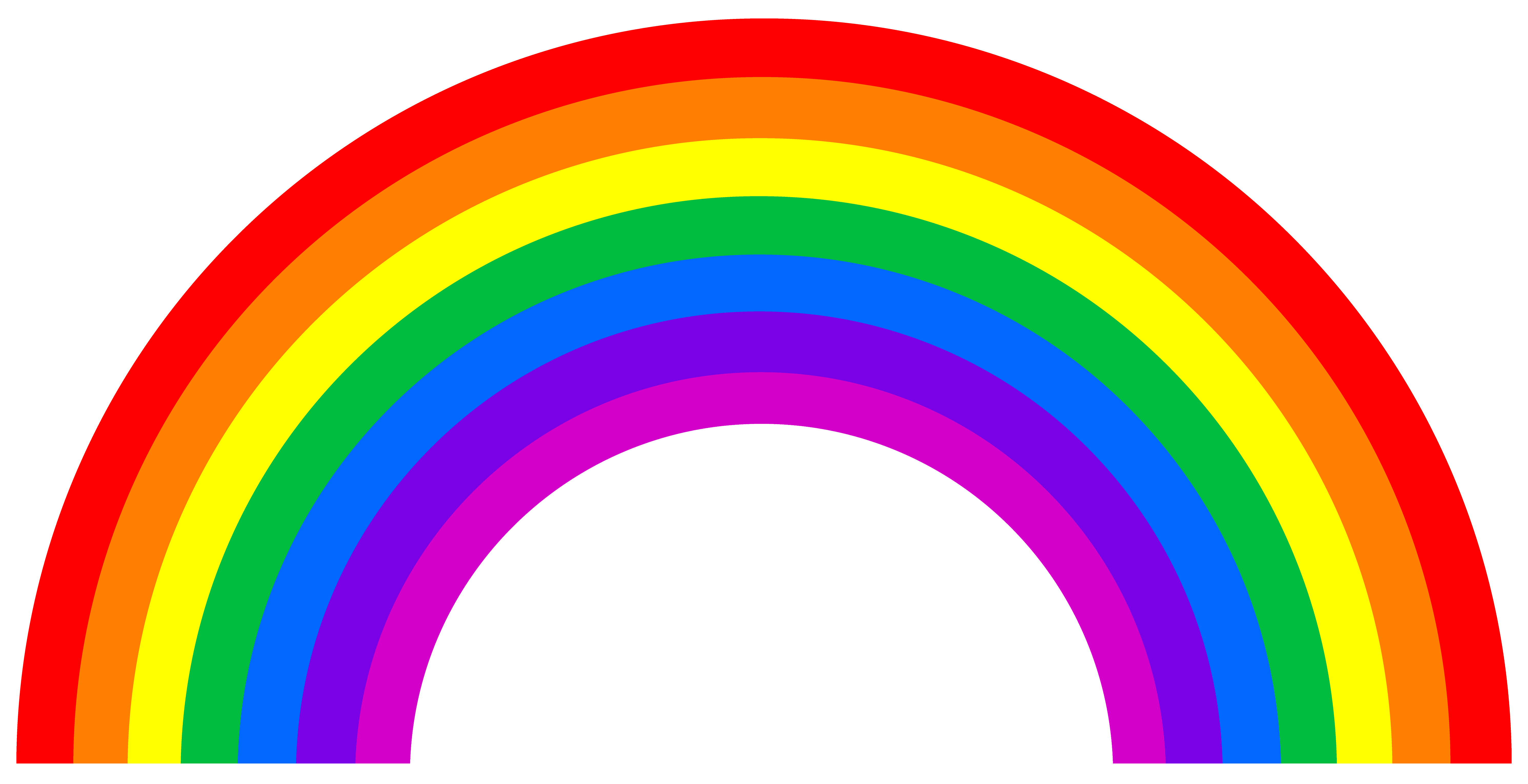 Rainbow Vector Image - Free Download for Pride, Education & Design