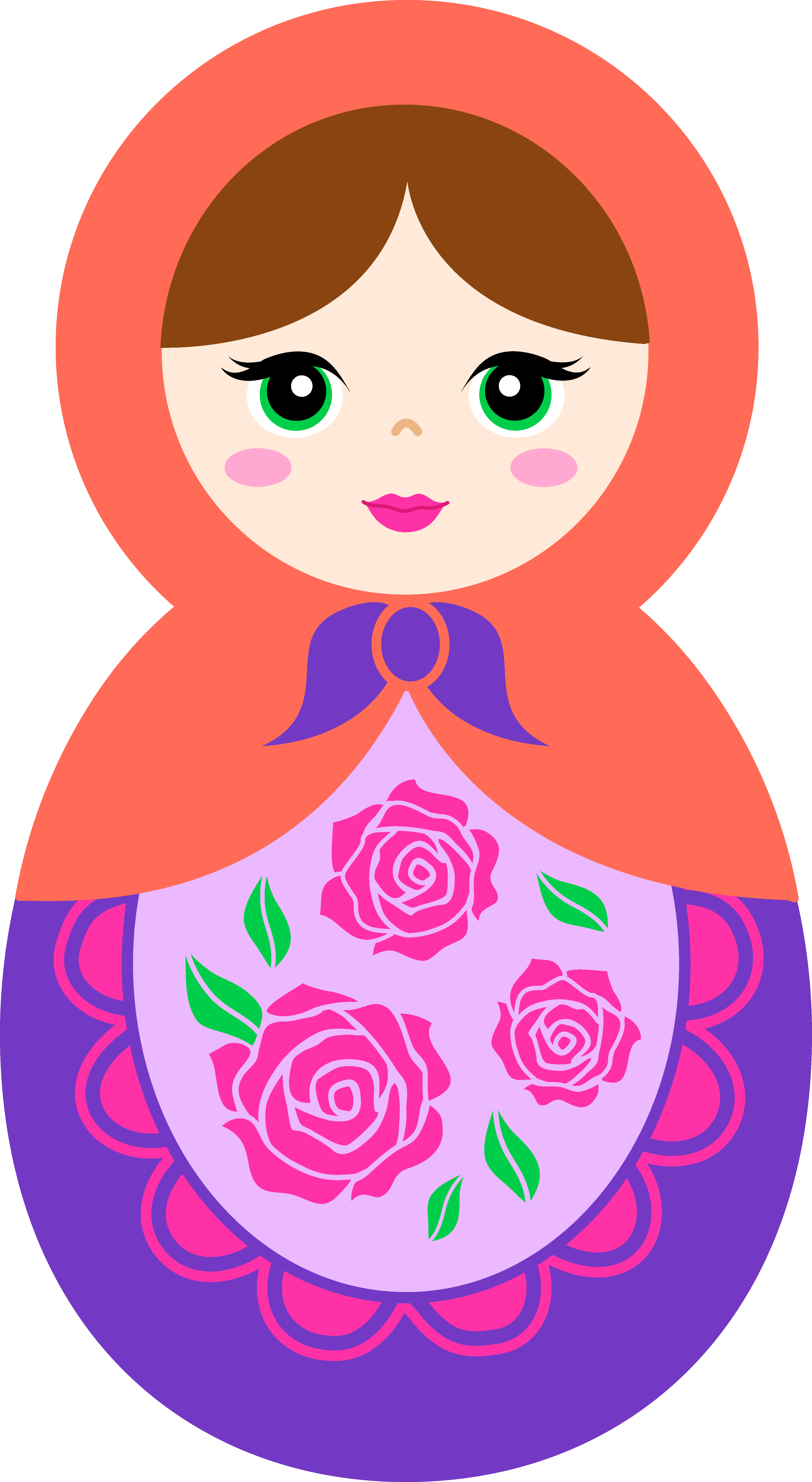 Stacking Doll Clipart 