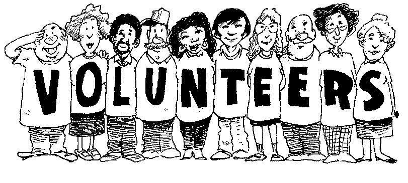 Thank You Volunteers Black And White Clipart 