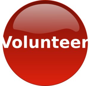 Volunteer Button Icon - Call to Action for Community Service